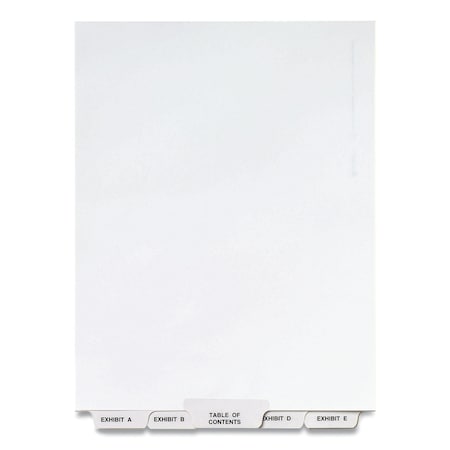 Avery Dennison Divider, Legal Bottom Tab, A-Z, White, PK27 11376